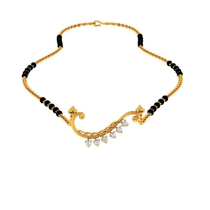 14KT (585) Yellow Gold Pendant For Women - Image 4