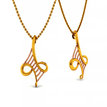 14KT (585) Yellow Gold Pendant For Women - Image 5