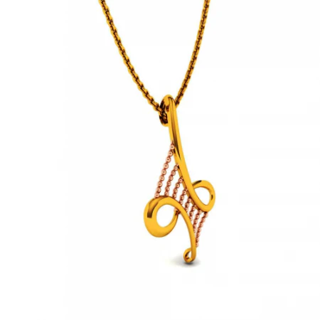 14KT (585) Yellow Gold Pendant For Women - Image 7