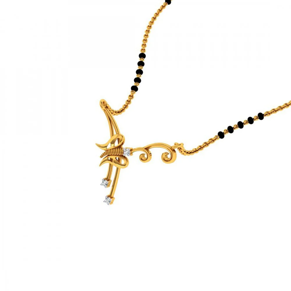 14KT (585) Yellow Gold Pendant For Women - Image 3