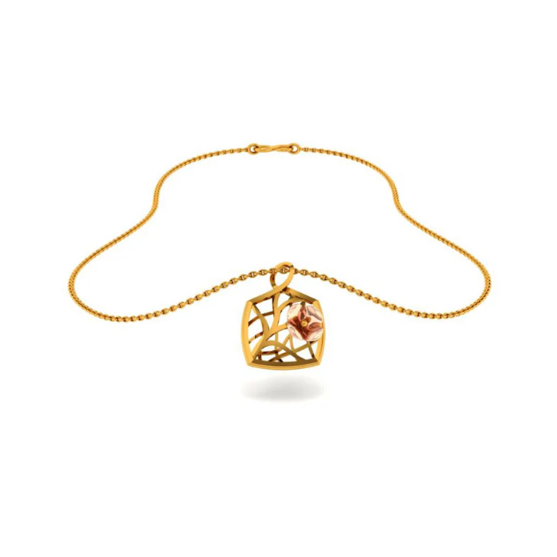 14KT (585) Yellow Gold Pendant For Women
