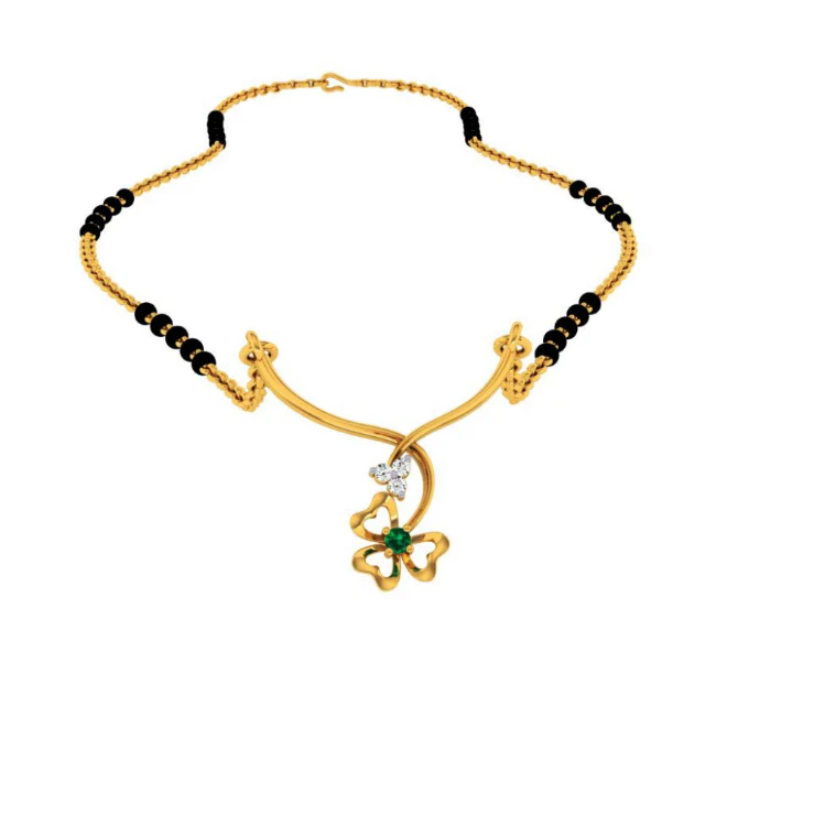 14KT (585) Yellow Gold Pendant For Women - Image 4