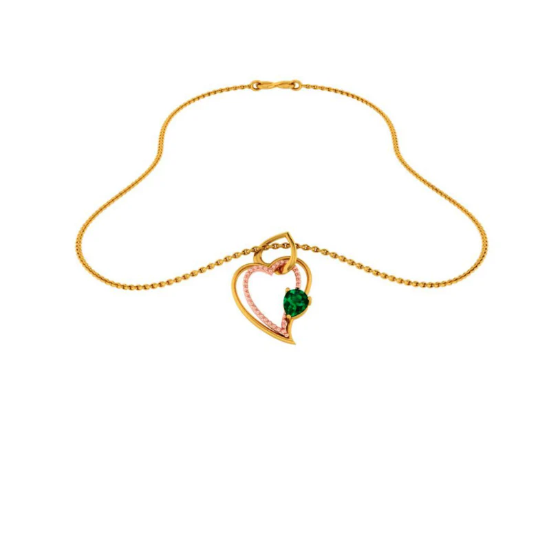 14KT (585) Yellow Gold Pendant For Women - Image 7