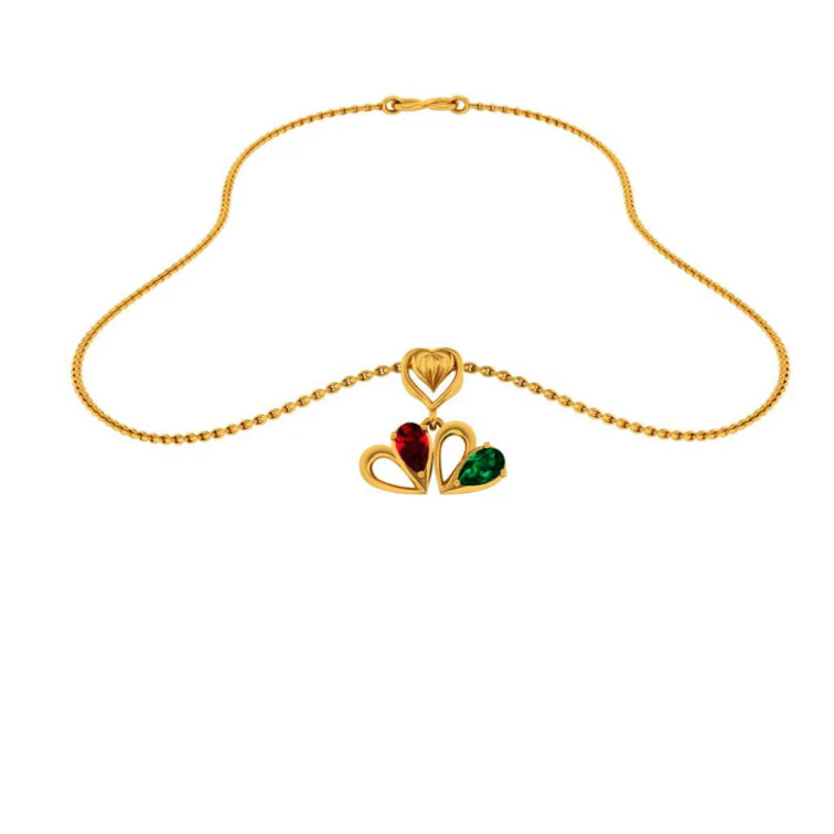 14KT (585) Yellow Gold Pendant For Women - Image 7