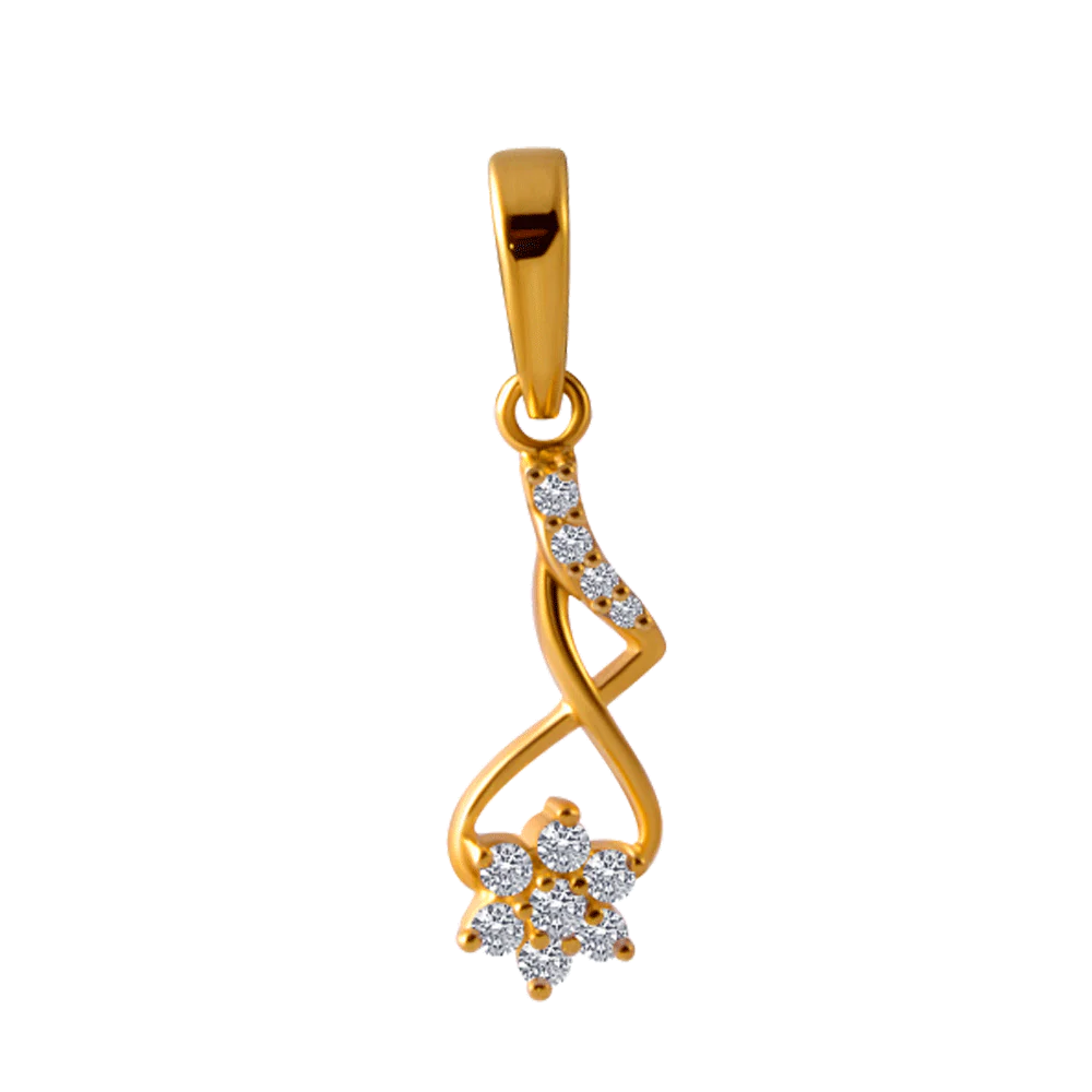 14KT (585) Yellow Gold Pendant For Women