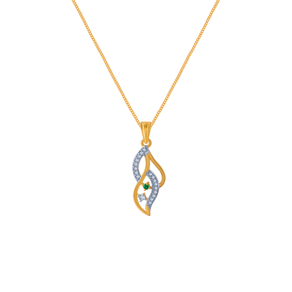 14KT (585) Yellow Gold Pendant For Women