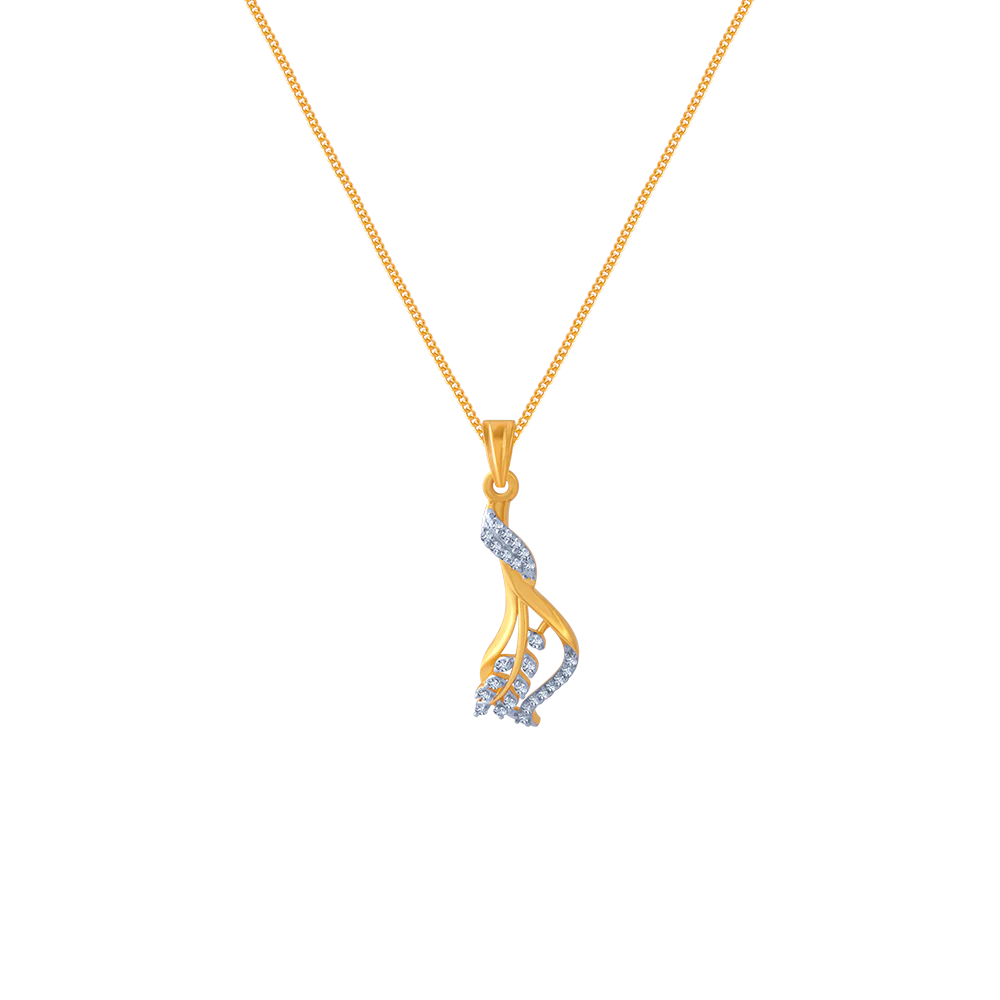 14KT (585) Yellow Gold Pendant For Women