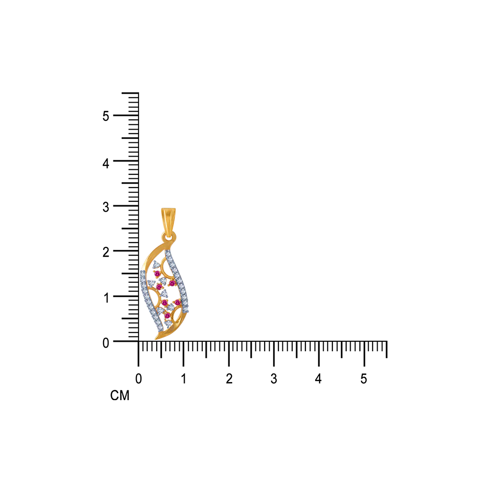 14KT (585) Yellow Gold Pendant For Women - Image 5