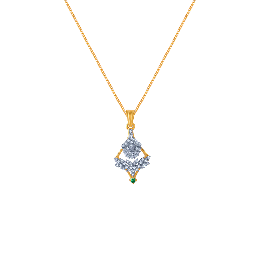 14KT (585) Yellow Gold Pendant For Women