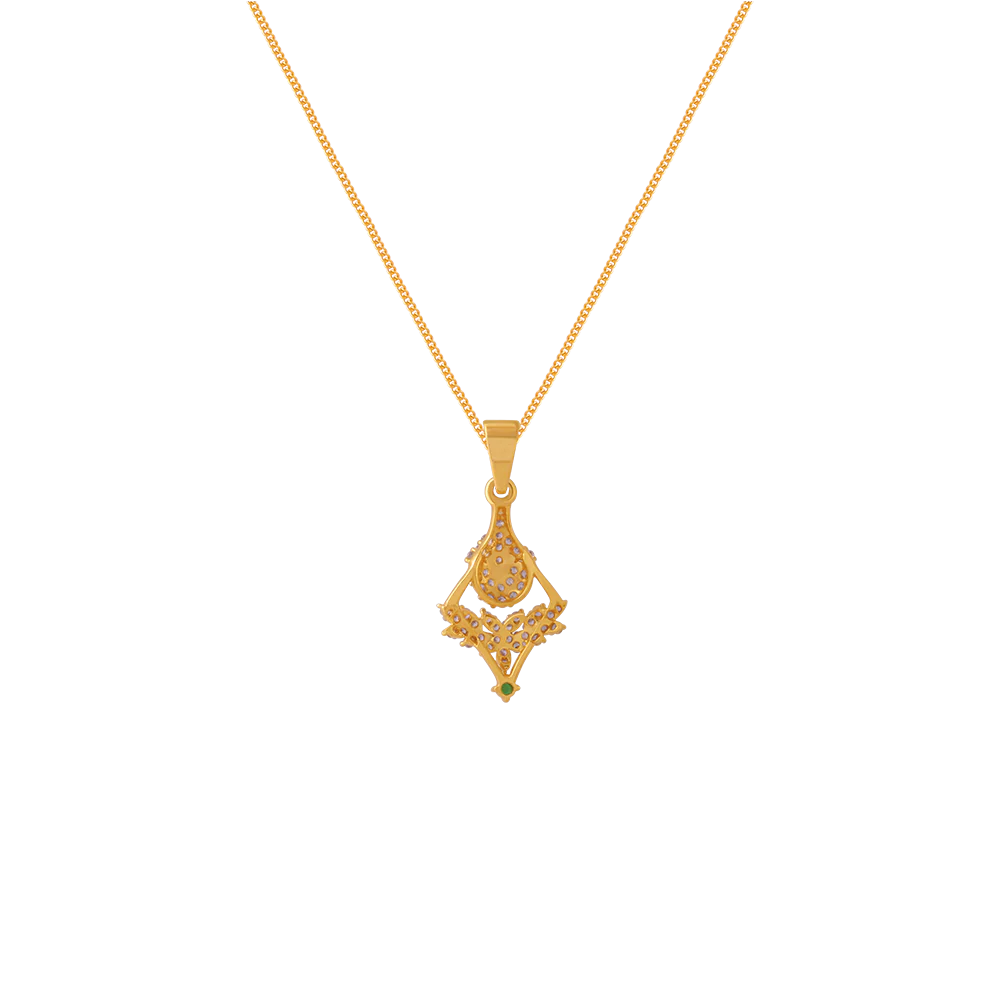 14KT (585) Yellow Gold Pendant For Women - Image 3