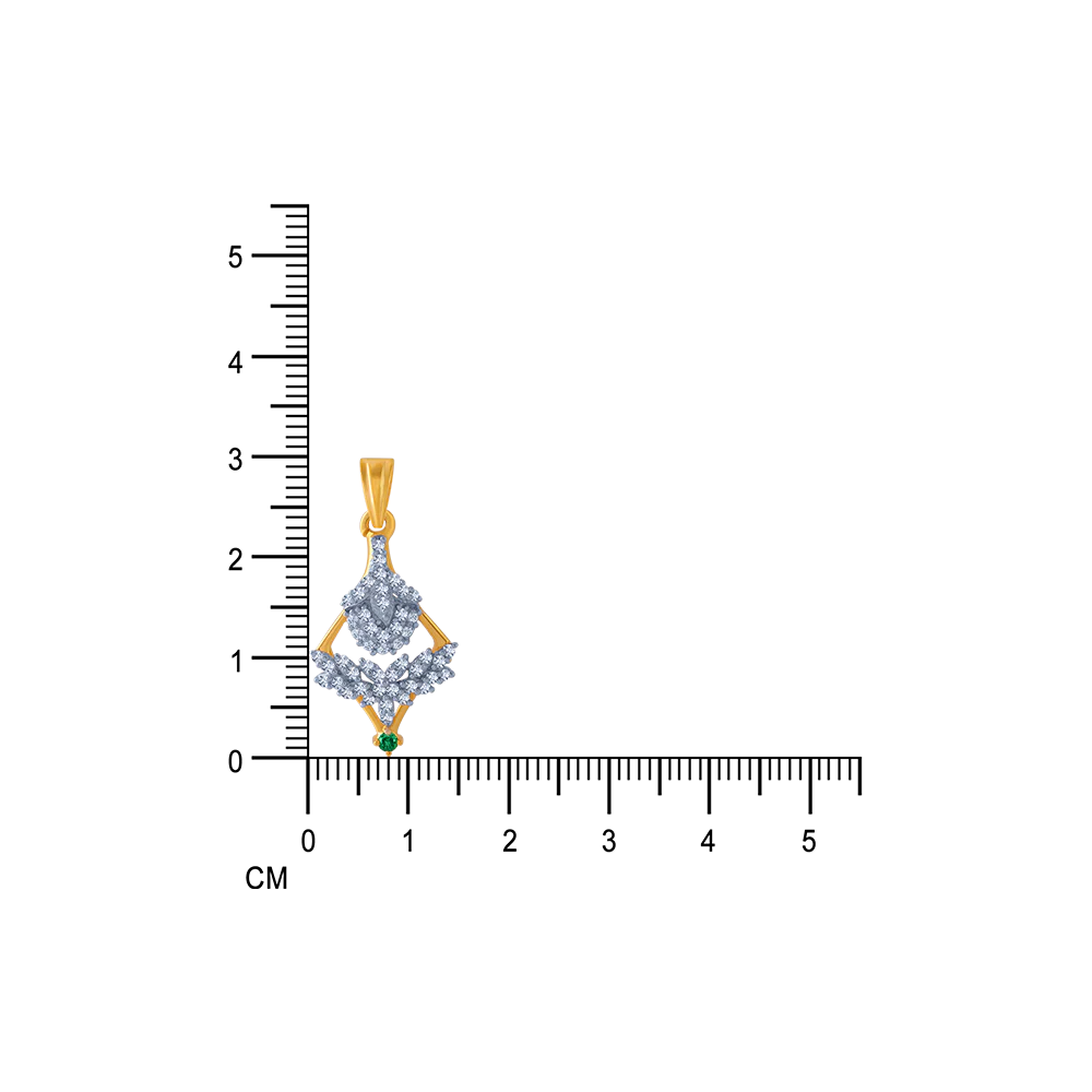 14KT (585) Yellow Gold Pendant For Women - Image 5