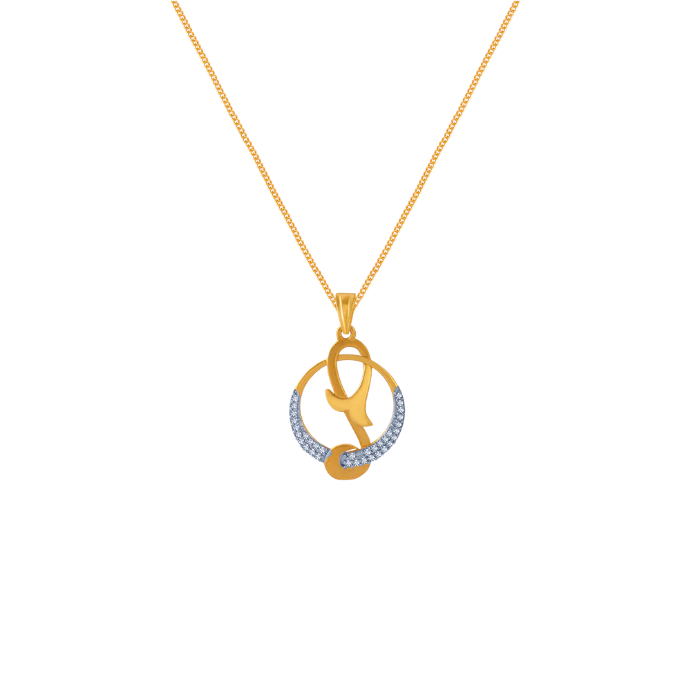 14KT (585) Yellow Gold Pendant For Women
