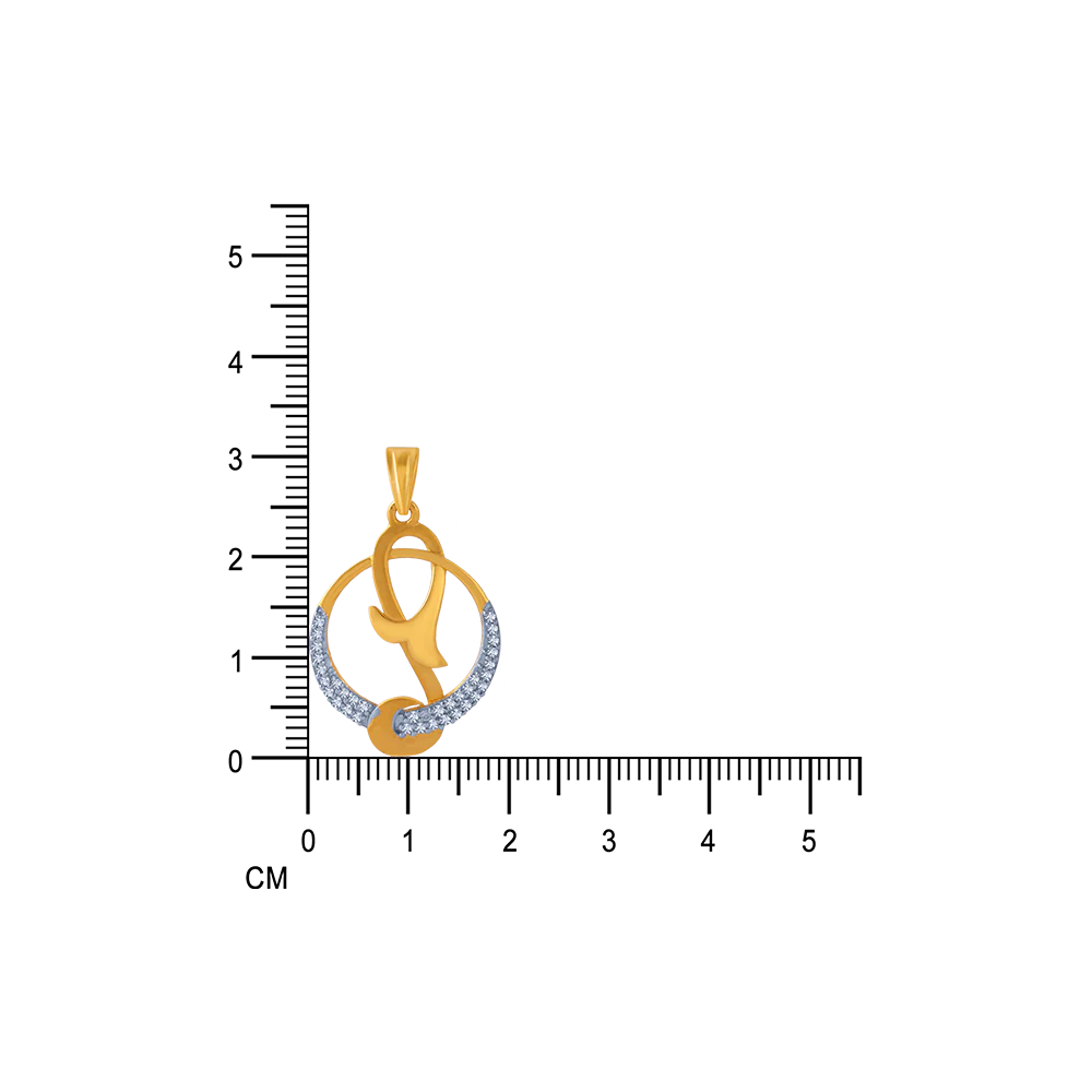 14KT (585) Yellow Gold Pendant For Women - Image 5