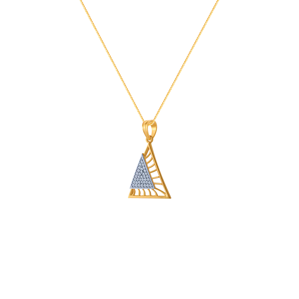 14KT (585) Yellow Gold Pendant For Women - Image 2