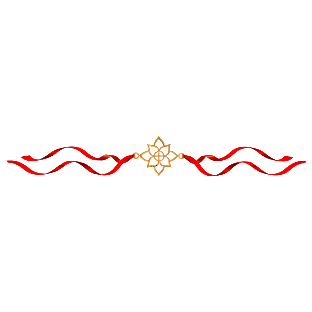 14KT (585) Yellow Gold Rakhi - Image 3