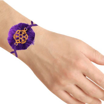 14KT (585) Yellow Gold Rakhi - Image 4