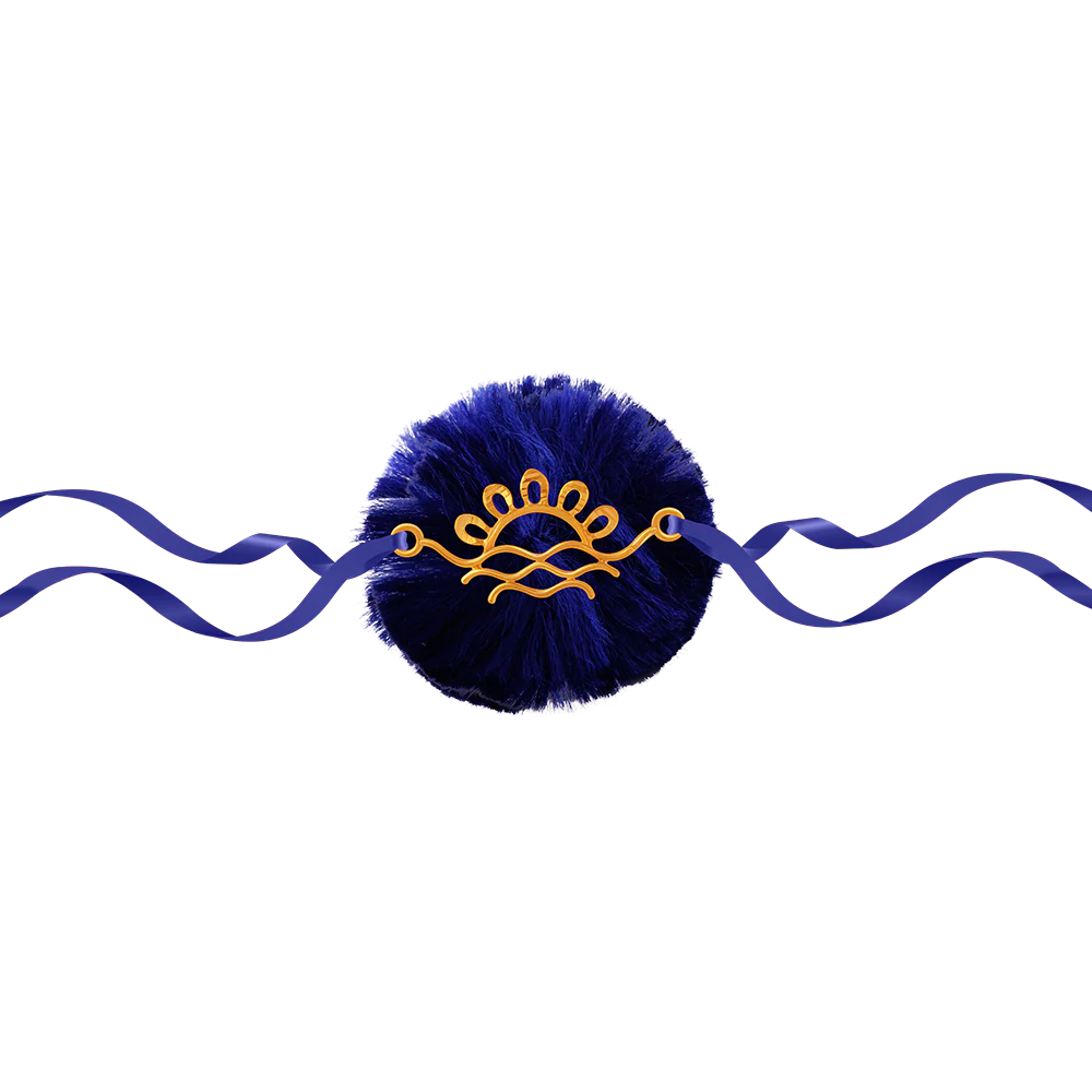 14KT (585) Yellow Gold Rakhi - Image 2