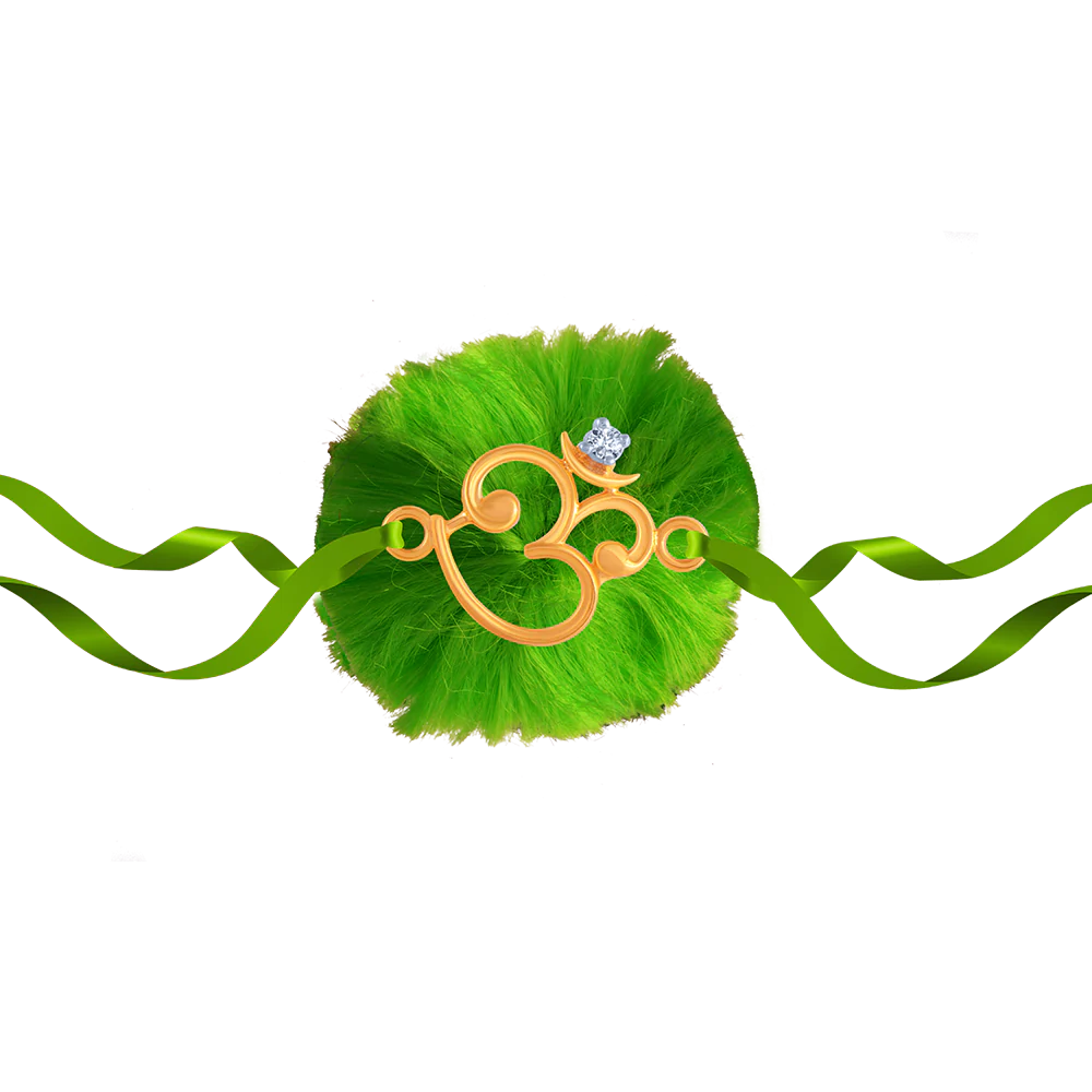 14KT (585) Yellow Gold Rakhi - Image 2