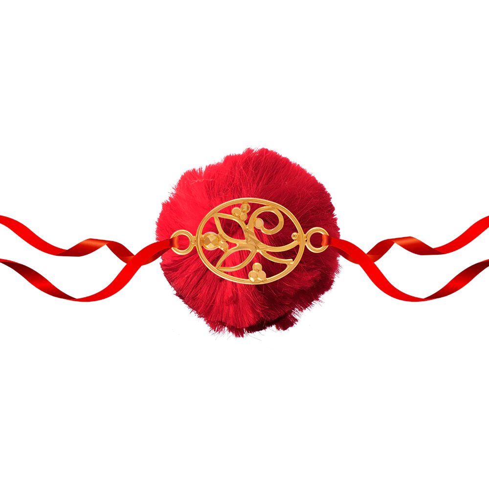 14KT (585) Yellow Gold Rakhi - Image 2