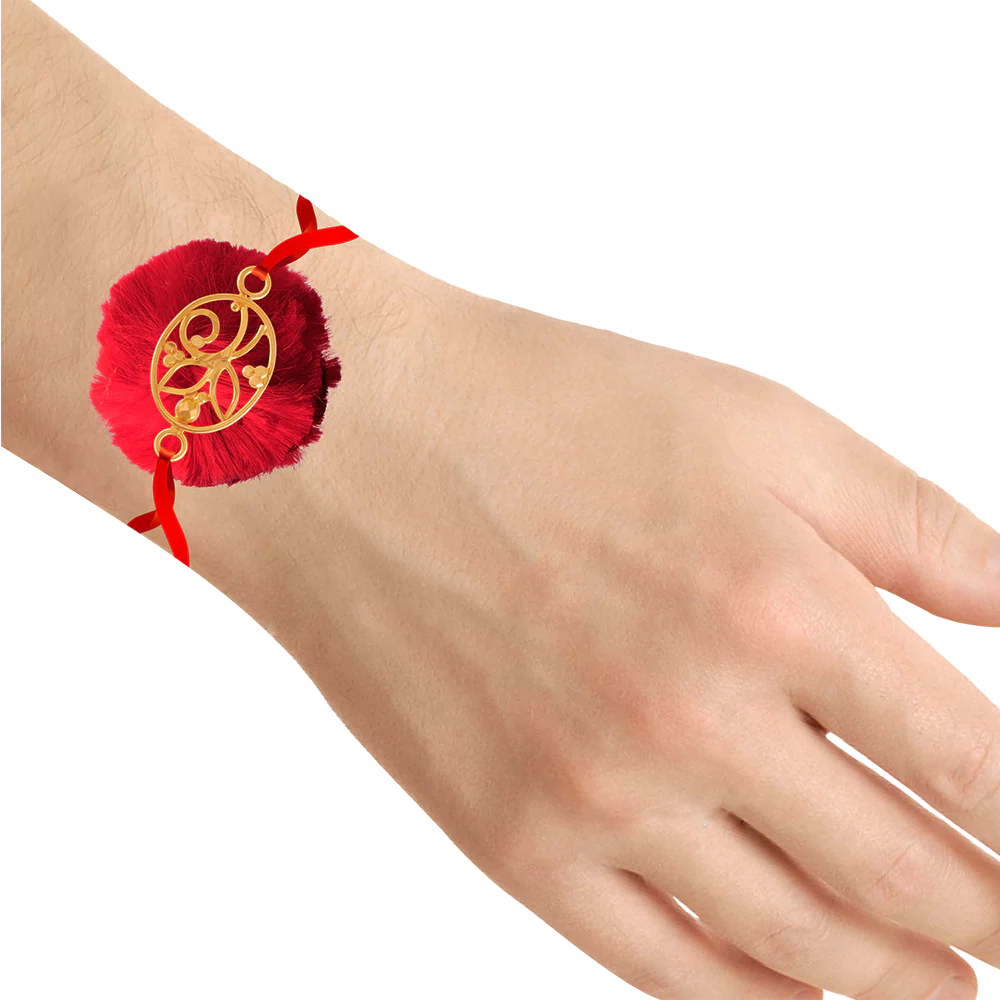 14KT (585) Yellow Gold Rakhi - Image 4