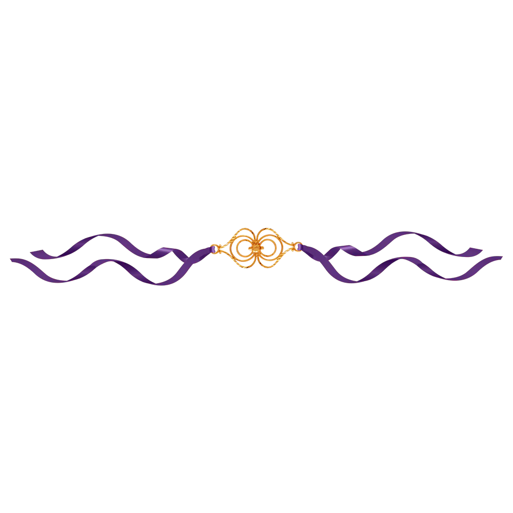 14KT (585) Yellow Gold Rakhi - Image 3