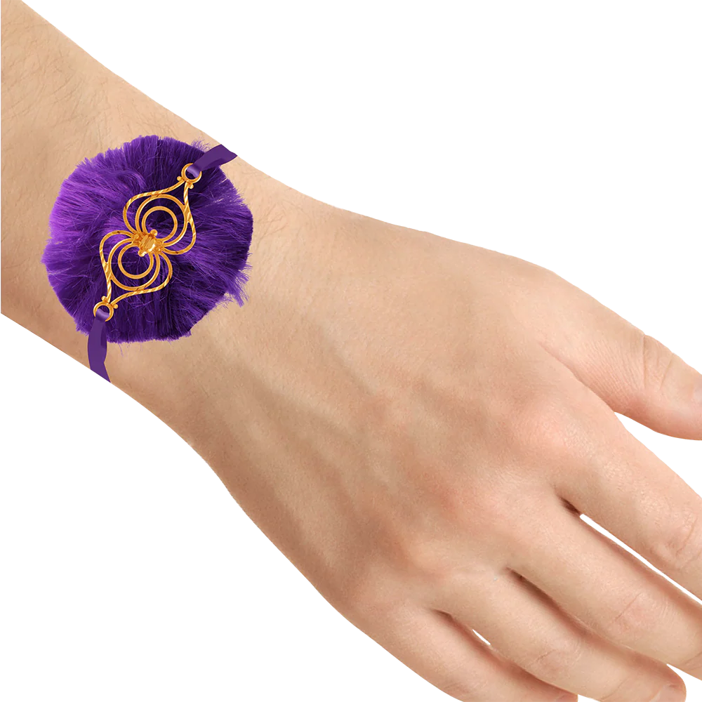 14KT (585) Yellow Gold Rakhi - Image 4