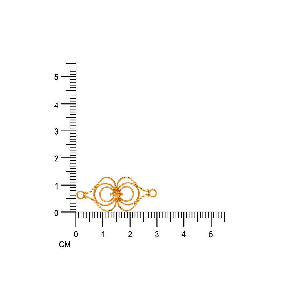 14KT (585) Yellow Gold Rakhi - Image 5