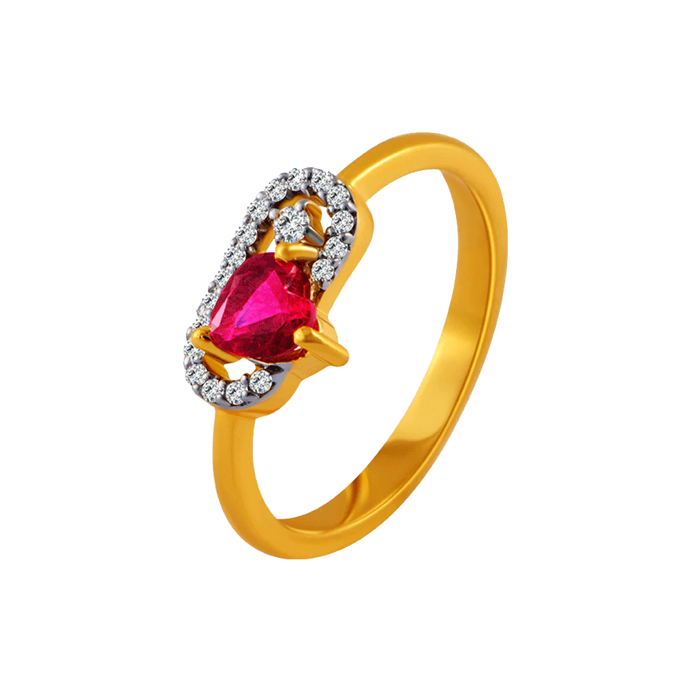 14KT (585) Yellow Gold Ring For Women