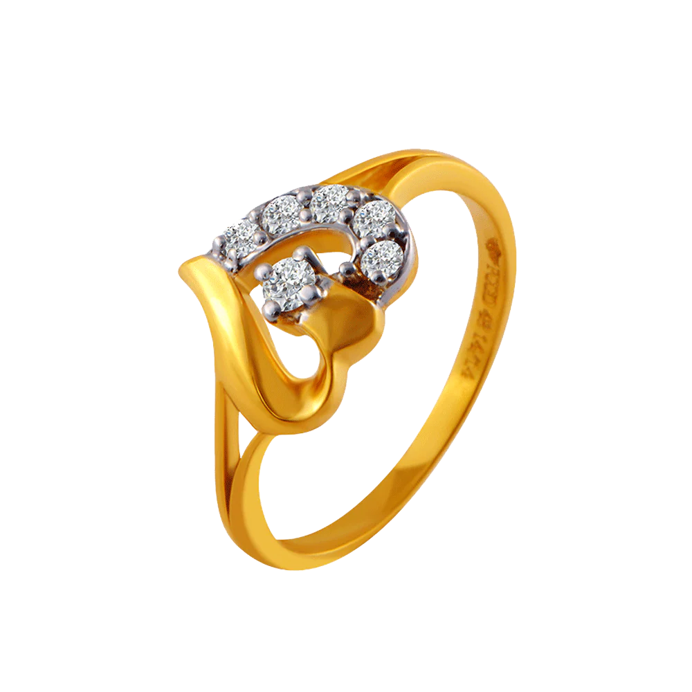 14KT (585) Yellow Gold Ring For Women