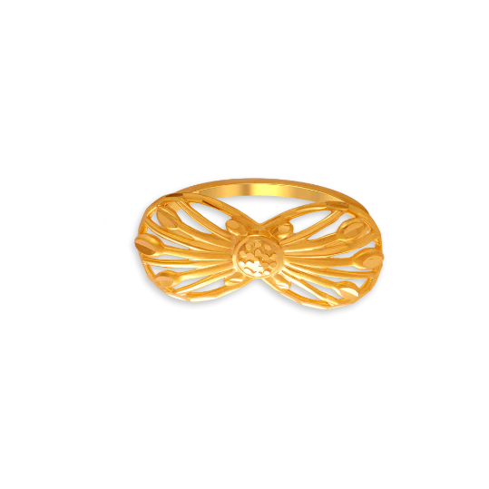 14KT (585) Yellow Gold Ring For Women - Image 2