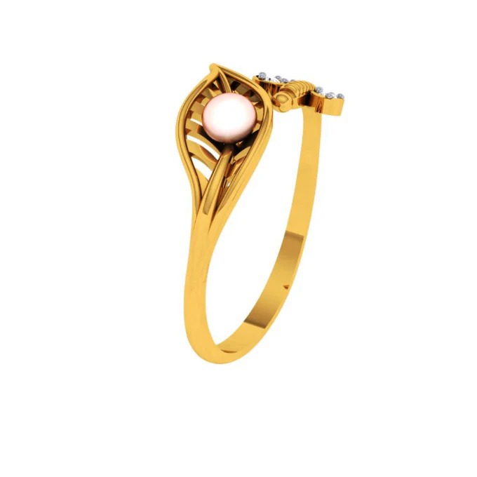 14KT (585) Yellow Gold Ring For Women - Image 8