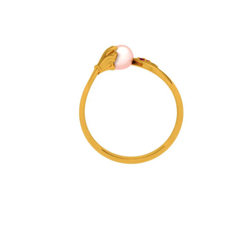 14KT (585) Yellow Gold Ring For Women - Image 2