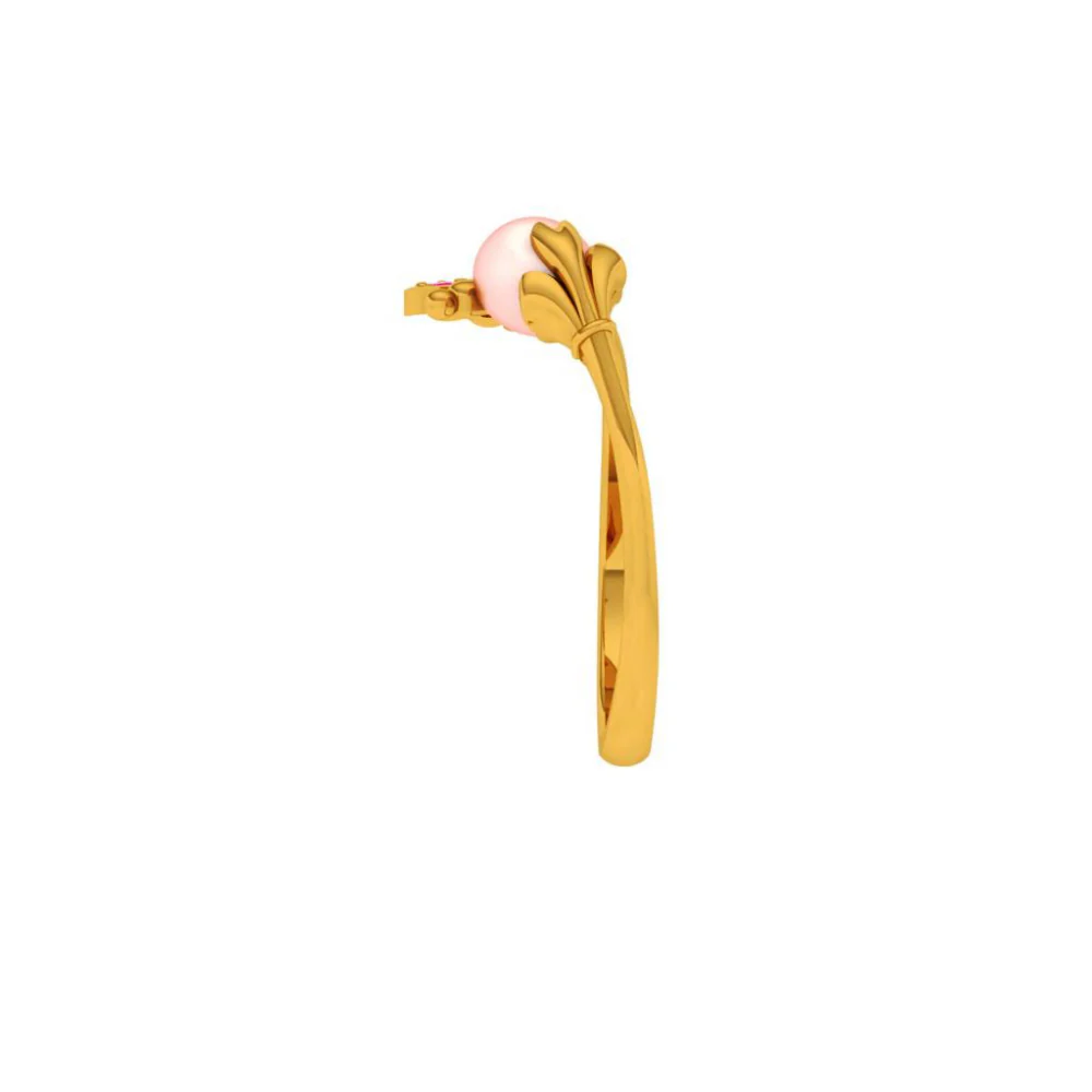 14KT (585) Yellow Gold Ring For Women - Image 4