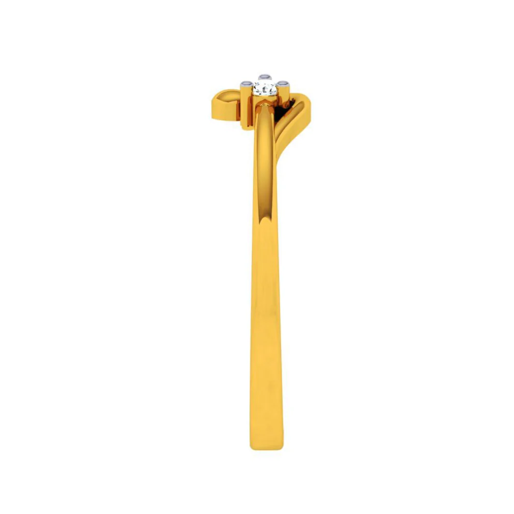 14KT (585) Yellow Gold Ring For Women - Image 3