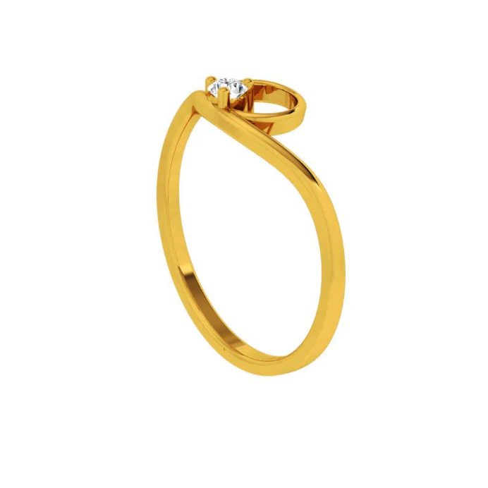 14KT (585) Yellow Gold Ring For Women - Image 8