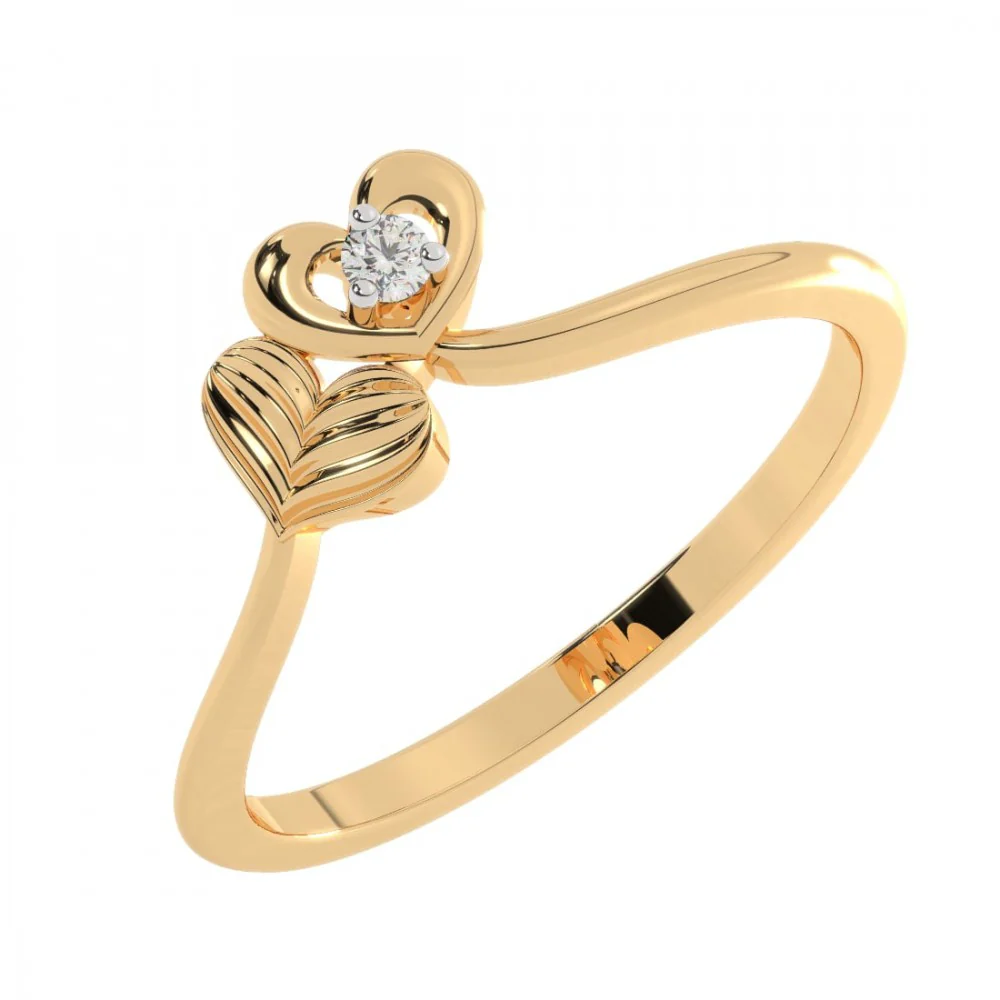 14KT (585) Yellow Gold Ring For Women - Image 10
