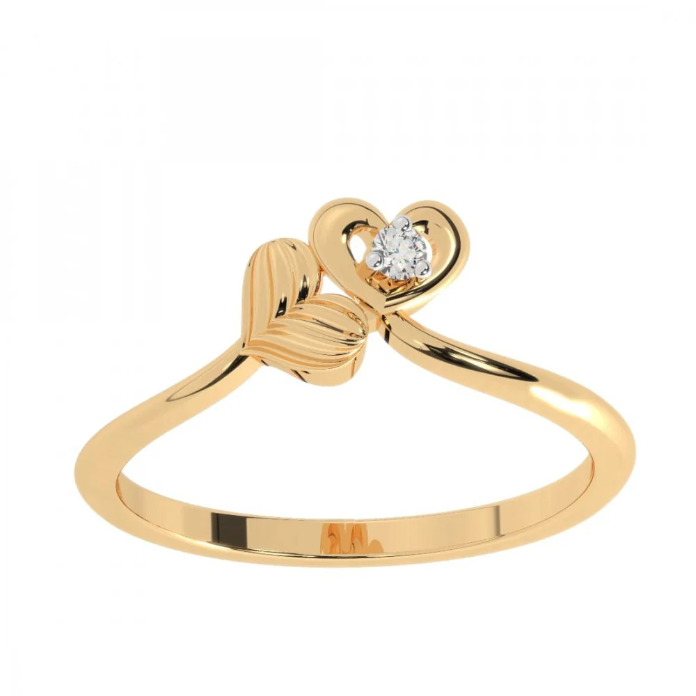 14KT (585) Yellow Gold Ring For Women - Image 6