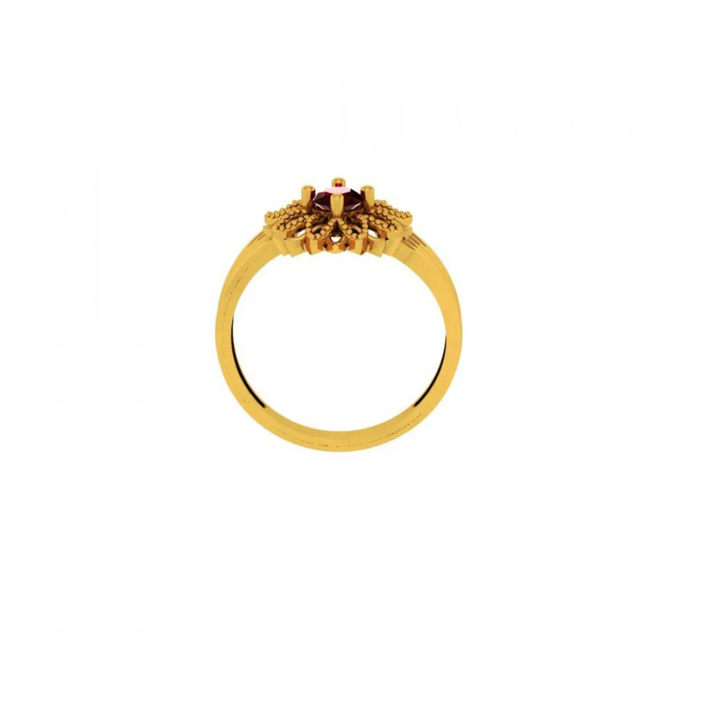 14KT (585) Yellow Gold Ring For Women - Image 2
