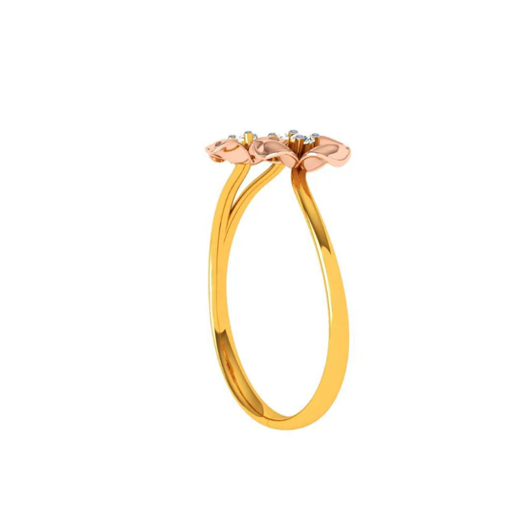 14KT (585) Yellow Gold Ring For Women - Image 10