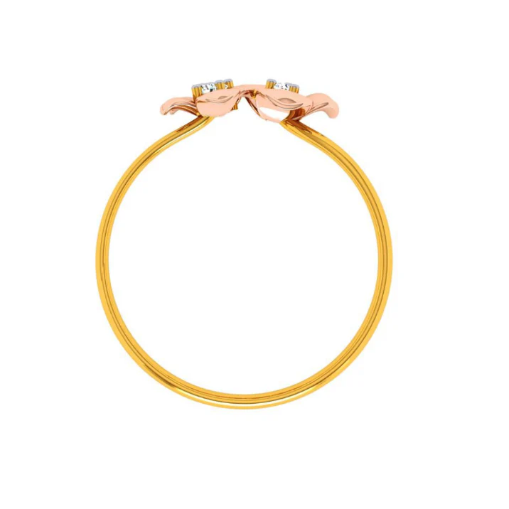 14KT (585) Yellow Gold Ring For Women - Image 2