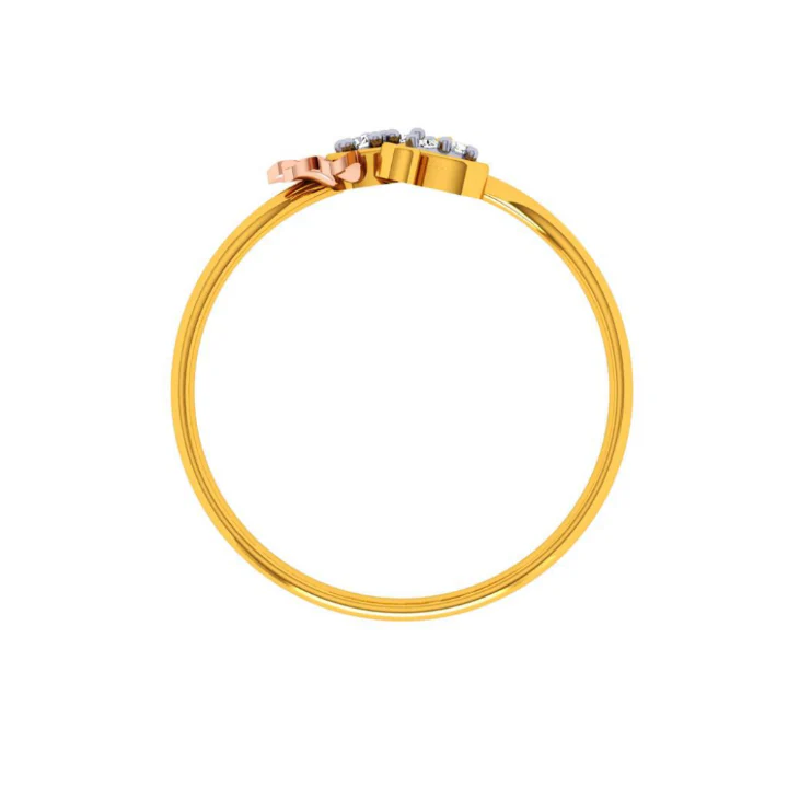 14KT (585) Yellow Gold Ring For Women - Image 2