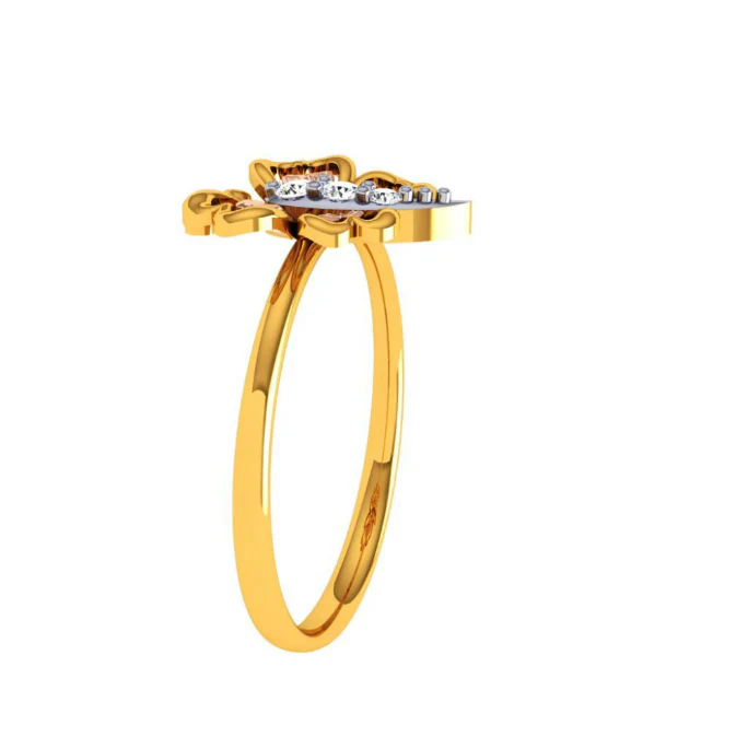 14KT (585) Yellow Gold Ring For Women - Image 10