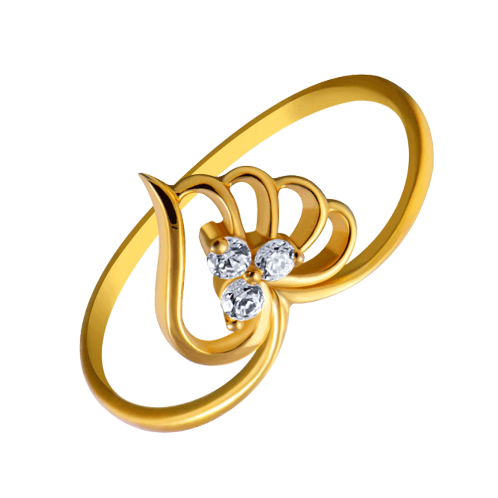 14KT (585) Yellow Gold Ring For Women