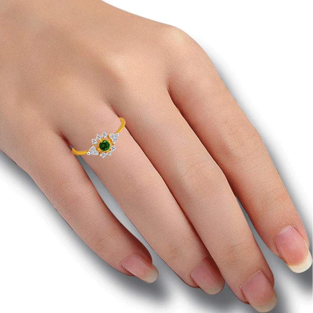 14KT (585) Yellow Gold Ring For Women - Image 4