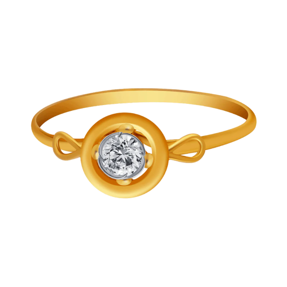 14KT (585) Yellow Gold Ring For Women