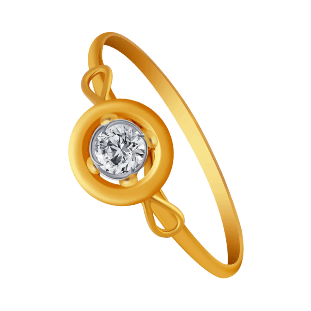 14KT (585) Yellow Gold Ring For Women - Image 2