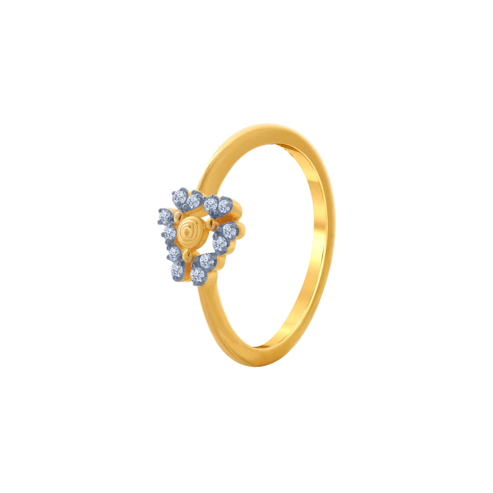 14KT (585) Yellow Gold Ring For Women - Image 2