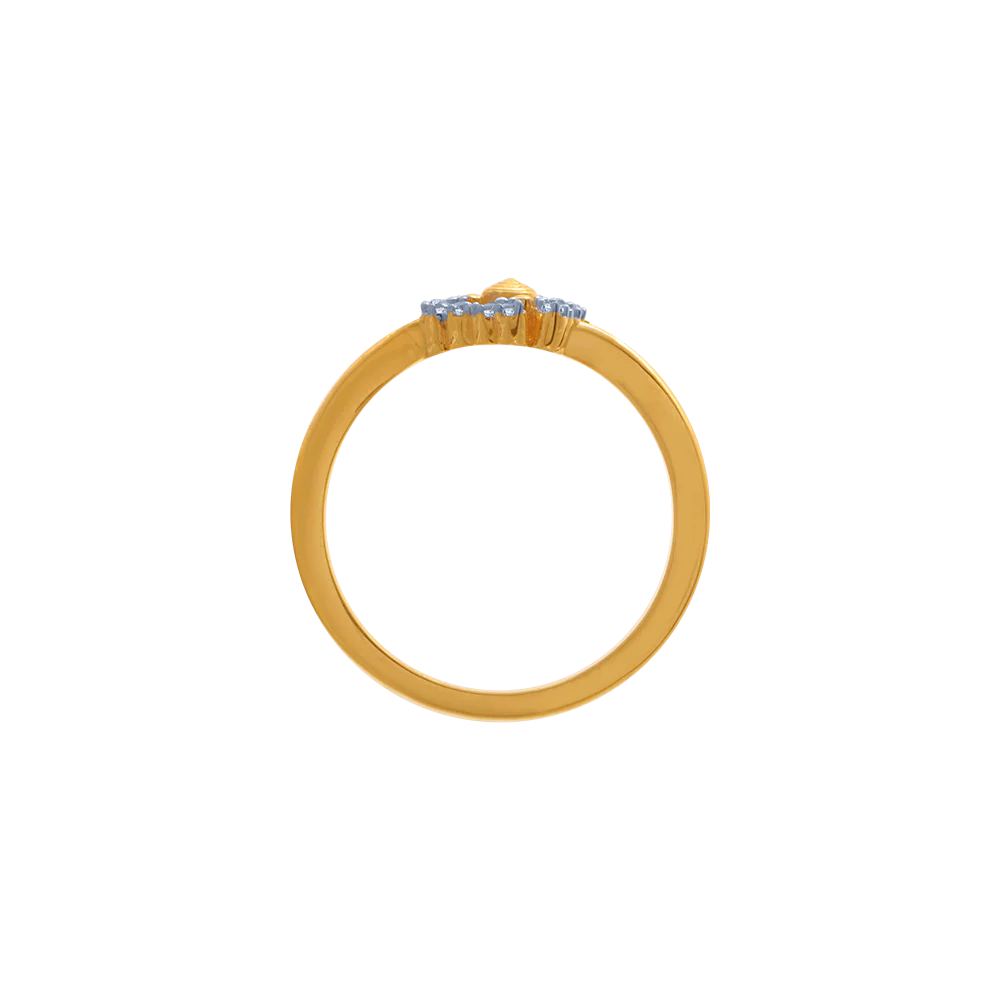 14KT (585) Yellow Gold Ring For Women - Image 3