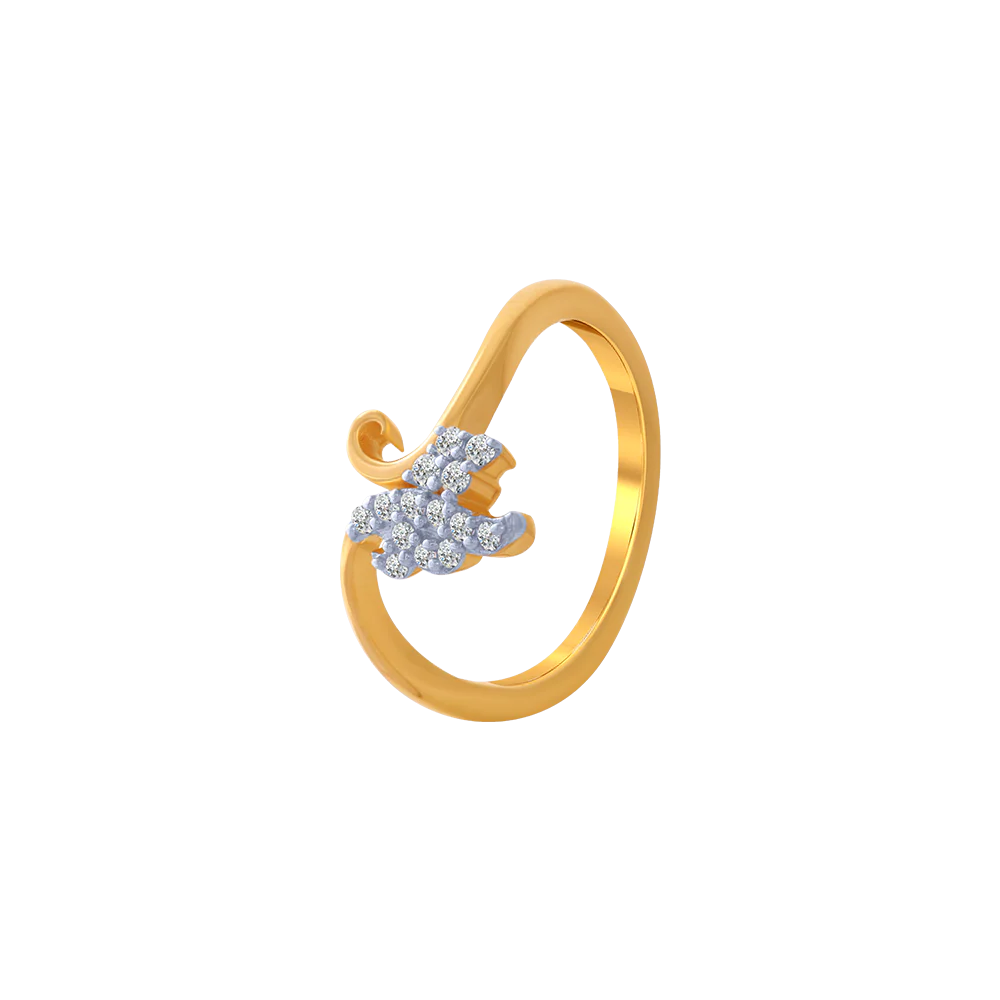 14KT (585) Yellow Gold Ring For Women - Image 2