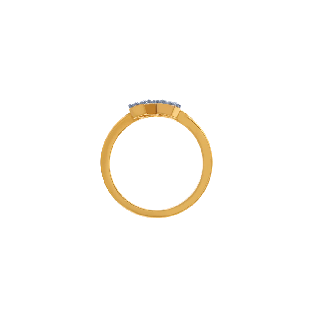 14KT (585) Yellow Gold Ring For Women - Image 3